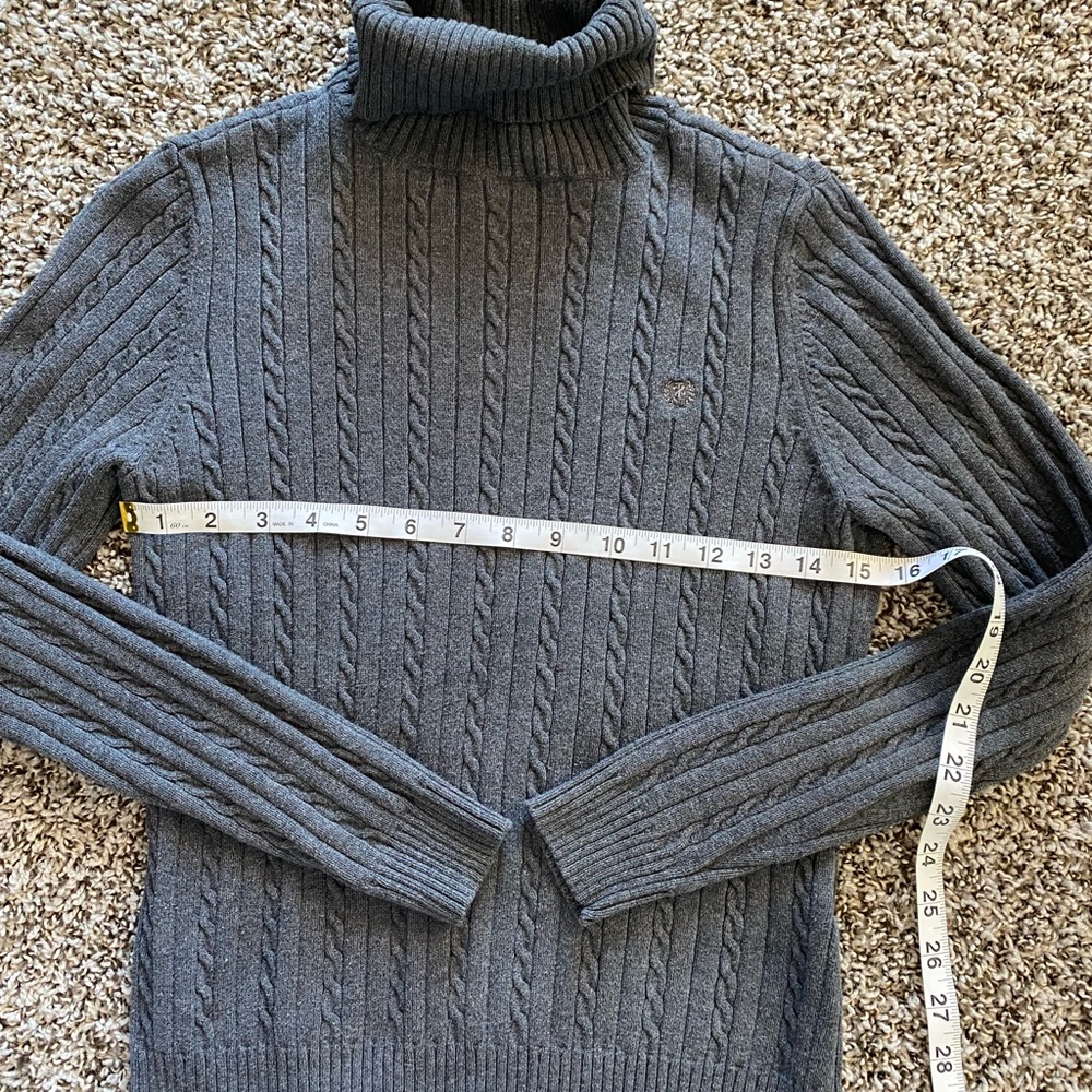 Izod Turtle Neck Rib-Knit Sweater - Picture 3 of 5